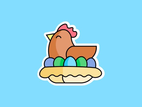 Bringing Spring to Life: Easter Hen Illustrations for Every Project