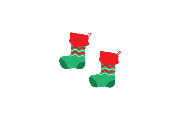 Christmas Stocking Illustrations for Festive Design Projects