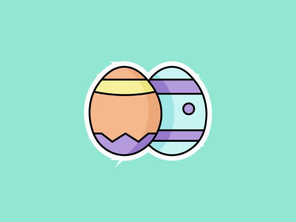 Enchanting Easter Eggs Illustrations for Creative Projects