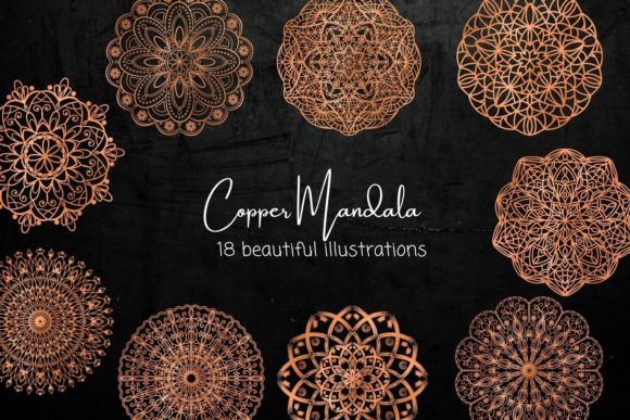 Exploring the Timeless Appeal of Copper Mandala Illustrations