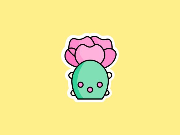Flowers Cactus Illustrations: A Blend of Desert Charm and Floral Elegance