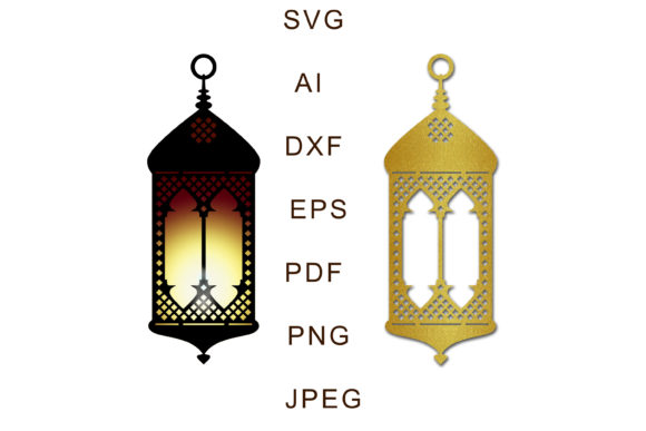 Infuse Your Projects with the Spirit of Ramadan: Digital Arabic Lantern Illustrations