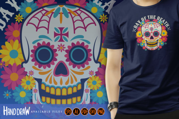 Skull Day of the Dead Illustrations: A Designer's Guide