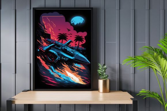 Unleashing Cosmic Creativity with Airplane Galaxy Illustrations